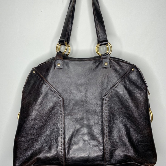 YSL Large Muse Bag - Chocolate Brown - Picture 6 of 12